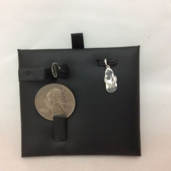 10K GOLD SANDAL FLIP FLOP CHARM - Picture 6 of 8